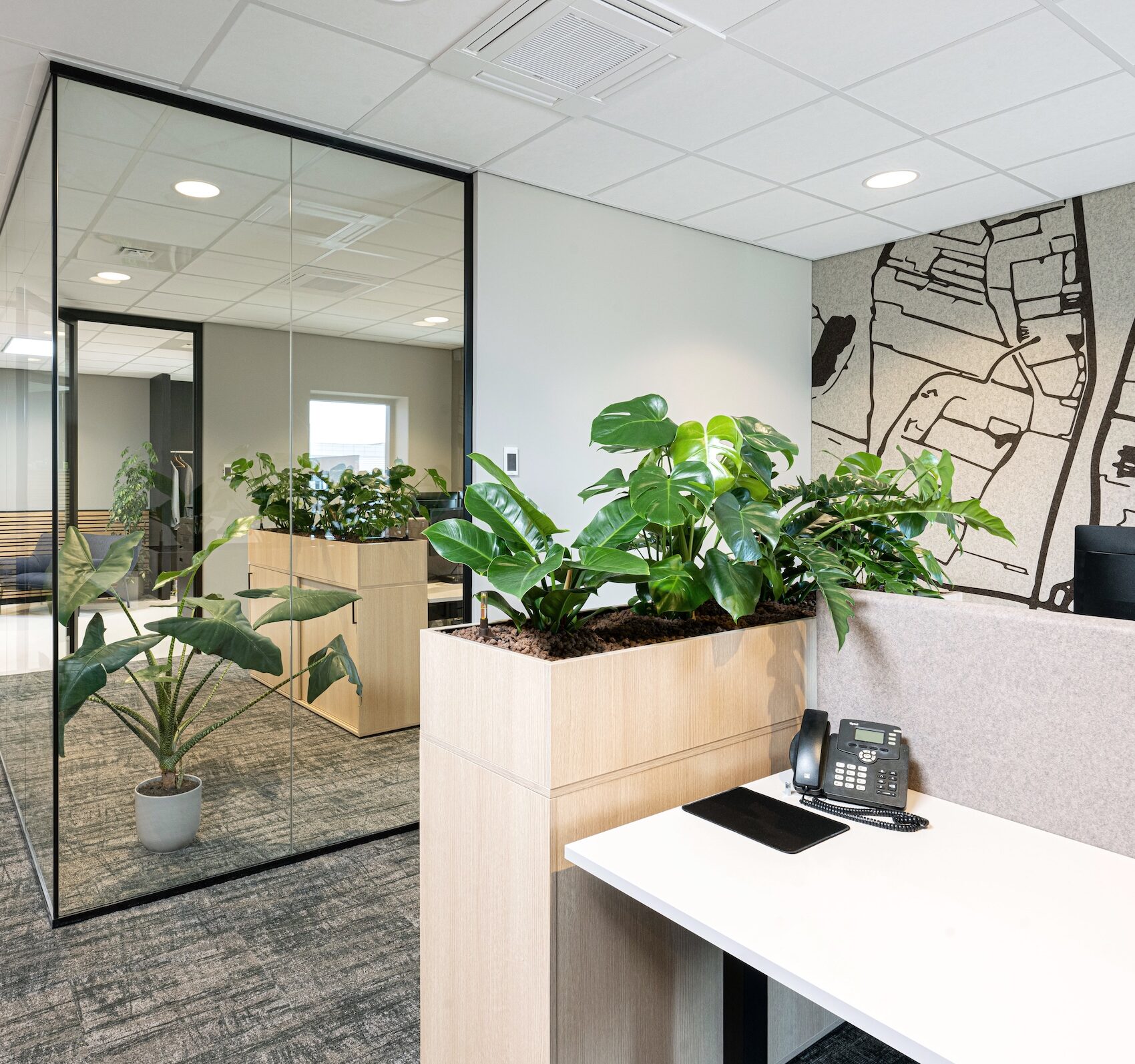 plantenbak roomdivider